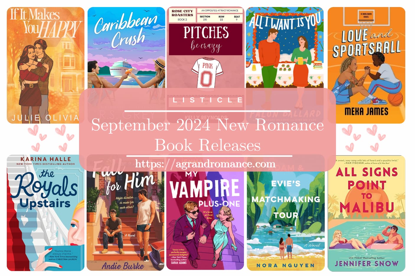 Listicle: September 2024 New Romance Releases - A Grand Romance