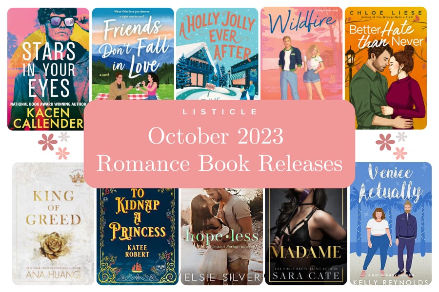 10 New Romance Books Releases Coming October 2023 That Will Be All